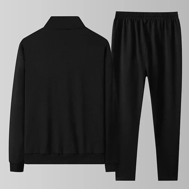 Men's Cotton Sportswear Set Brand Tracksuits Two Pieces Sets Homme Clothes Hoodies+Pants Suit Male Streetswear Hoodie Jackets