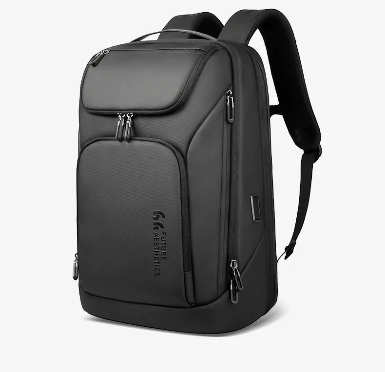 Heroic Knight Business Backpack for Men Waterproof Travel 17.3" Laptop Backpack  High Capacity Multifunctional Pack USB Charging