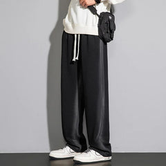 Casual Men's Pants Fashion black Baggy Streetwear jogger Wide Pants Mens