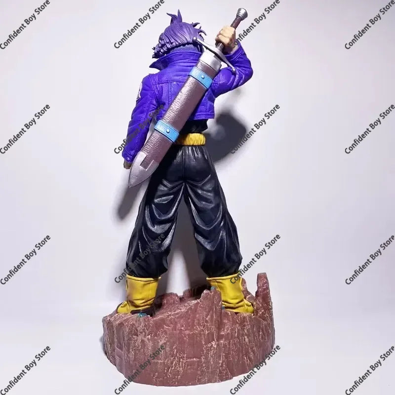 50cm Anime Dragon Ball Z Trunk Figure Dbz Super Saiyan Action Figure Model Doll Decoration Toys Gifts for Children