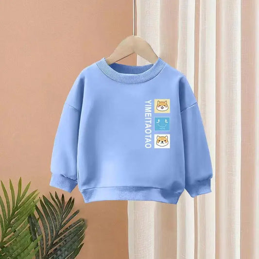 Autumn Kid Boy Clothes Set Children Girls Cartoon Printed Sweatshirts Pullover Top And Pants Suit Baby Top Bottom Tracksuits