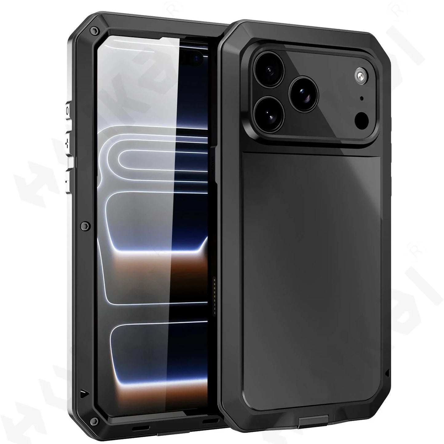 Case For iPhone 17 16 15 14 13 12 11 Pro Max XS XR 8 Plus SE Metal Heavy Duty 360 Full Body Shockproof Armour Protective Cover