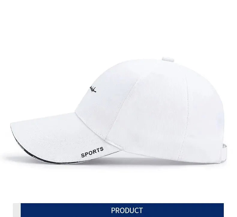 Hat Women's Korean Version Letter Embroidery Cap Baseball Cap Internet Celebrity Sports Breathable Hat Sun Hat