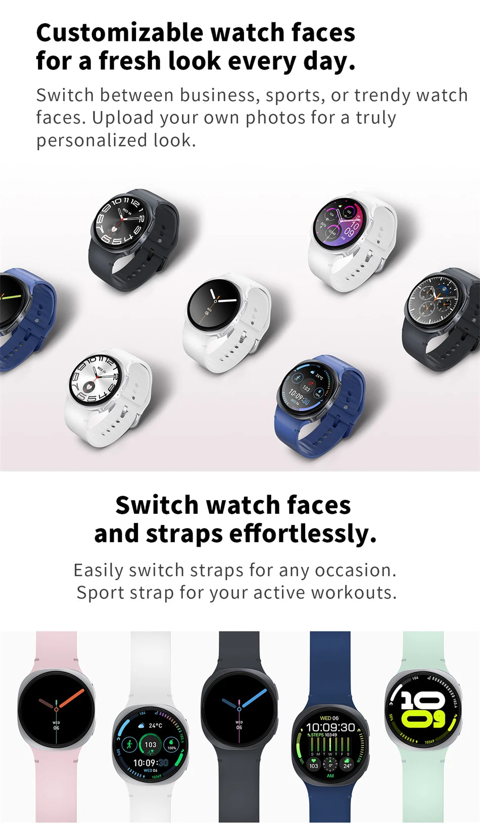2025 New Smart Watch 8 Classic 46mm Ultra HD Screen ChatGPT GPS NFC Compass Clock Bluetooth Call Waterproof Smartwatch Men Women