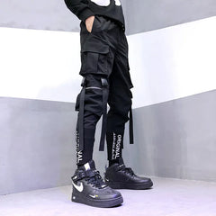 Stylish Japanese Fashion Harajuku Hip Hop Men Pants Streetwear Cargo Pants for Men