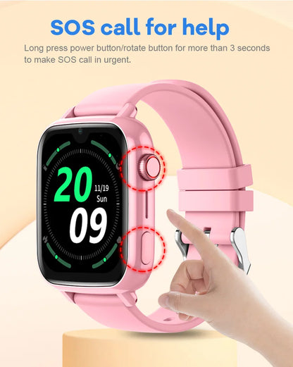 4G Smart Watch Kids GPS WIFI Video Call SOS APP Download Child Smartwatch Camera Monitor Tracker Location Phone Watch