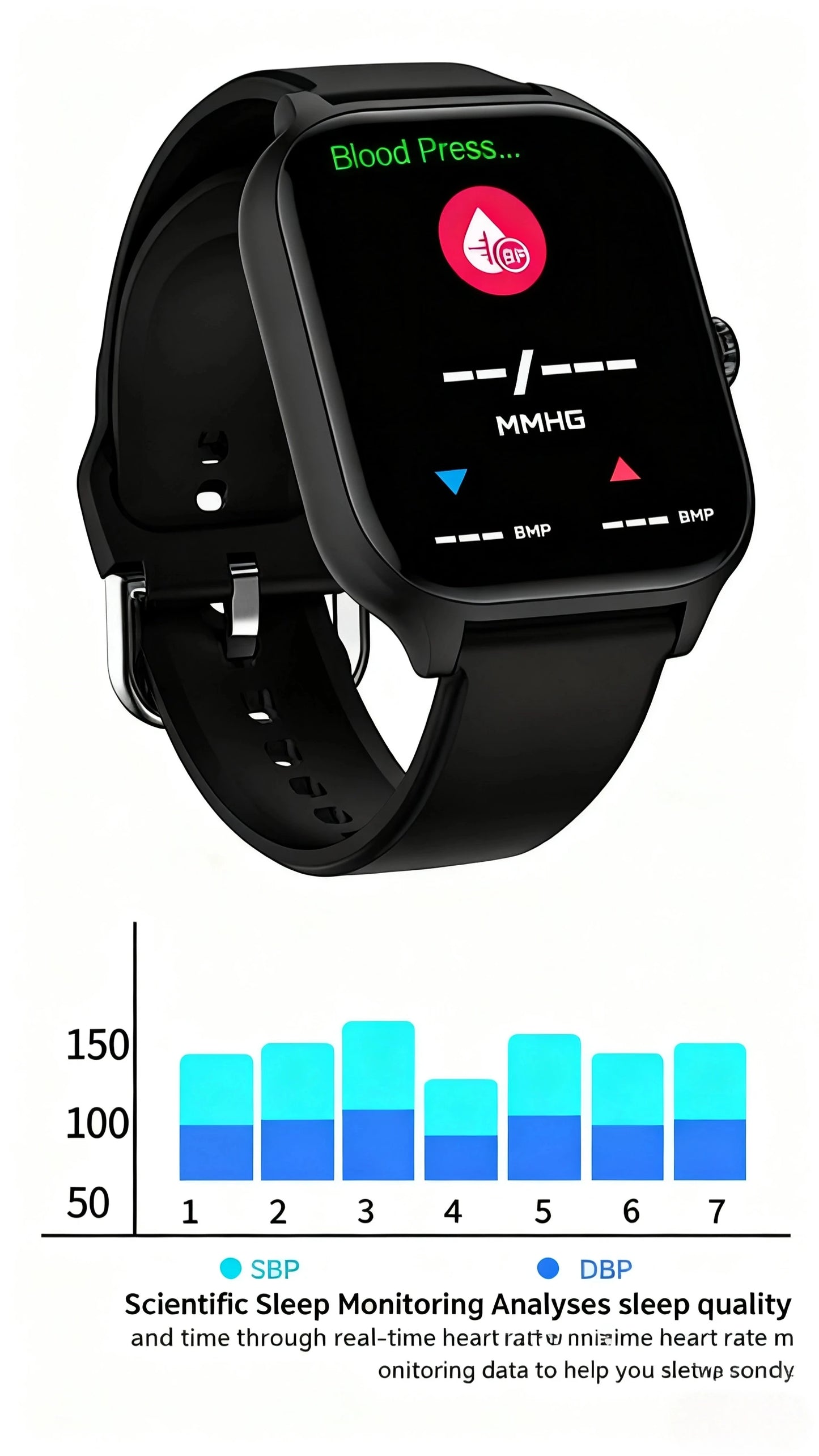 PHONEPACE  C20 Smartwatch 1.77-inch HD Display Bluetooth Call Message Alert Sports Mode Smartwatch For Men Women