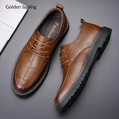 Golden Sapling Formal Derby Shoes Fashion Men's Dress Oxfords Casual