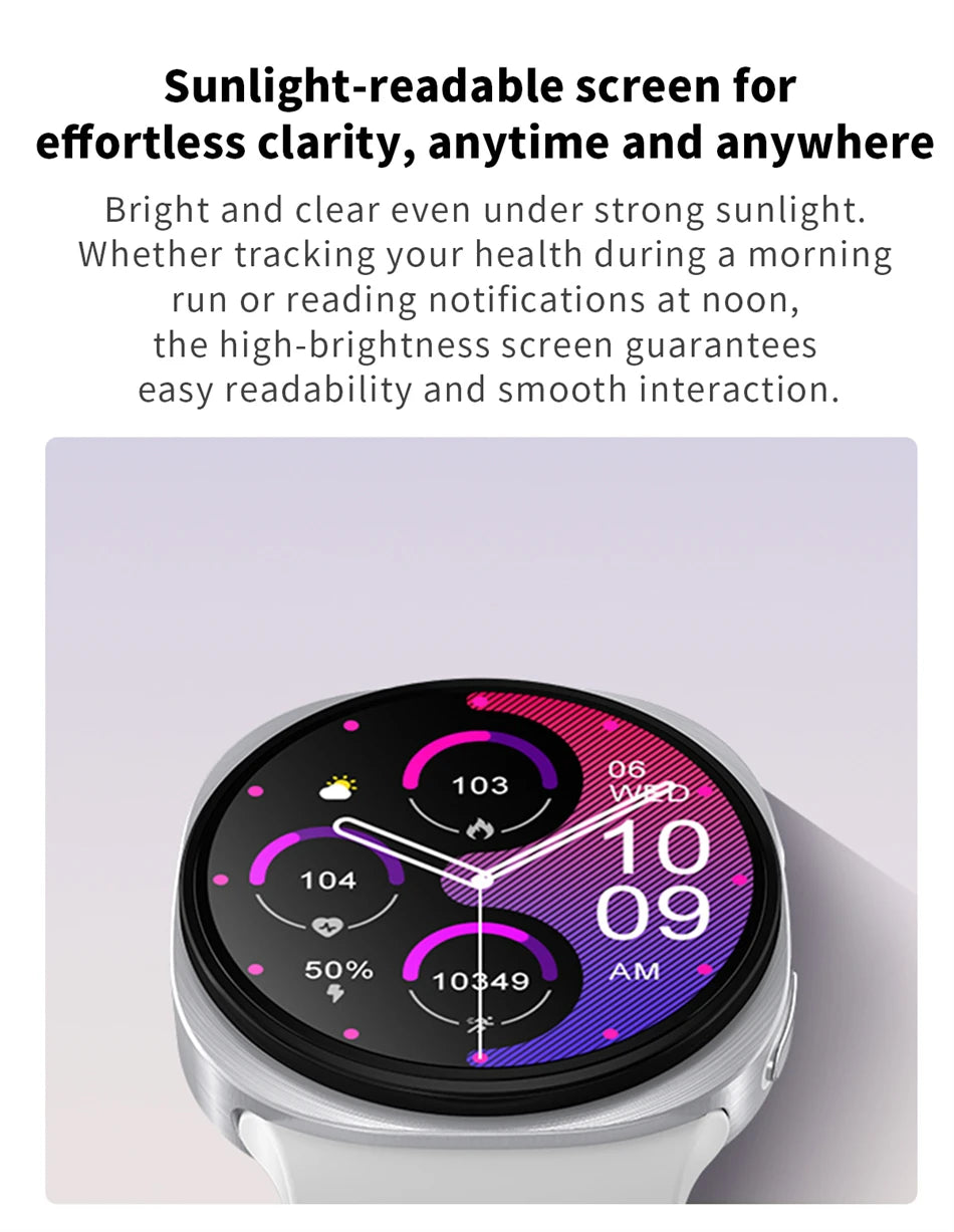 2025 New Smart Watch 8 Classic 46mm Ultra HD Screen ChatGPT GPS NFC Compass Clock Bluetooth Call Waterproof Smartwatch Men Women