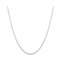 Silver Colour Sparkling Clavicle Chain Choker Necklace For Women Fine Jewelry