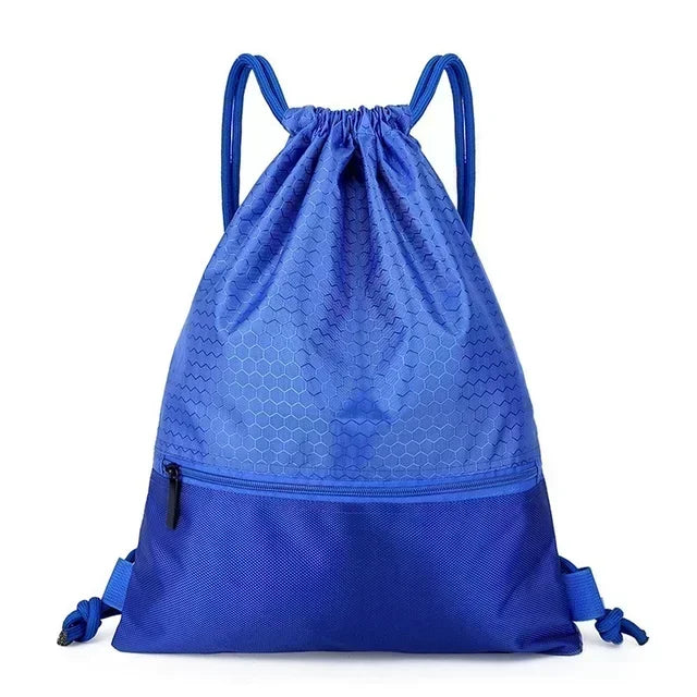 Sport 5 Color Drawstring Pocket Simple Backpack Men's and Women's Fitness Backpack Lightweight Basketball Bag Oxford Zipper Bags