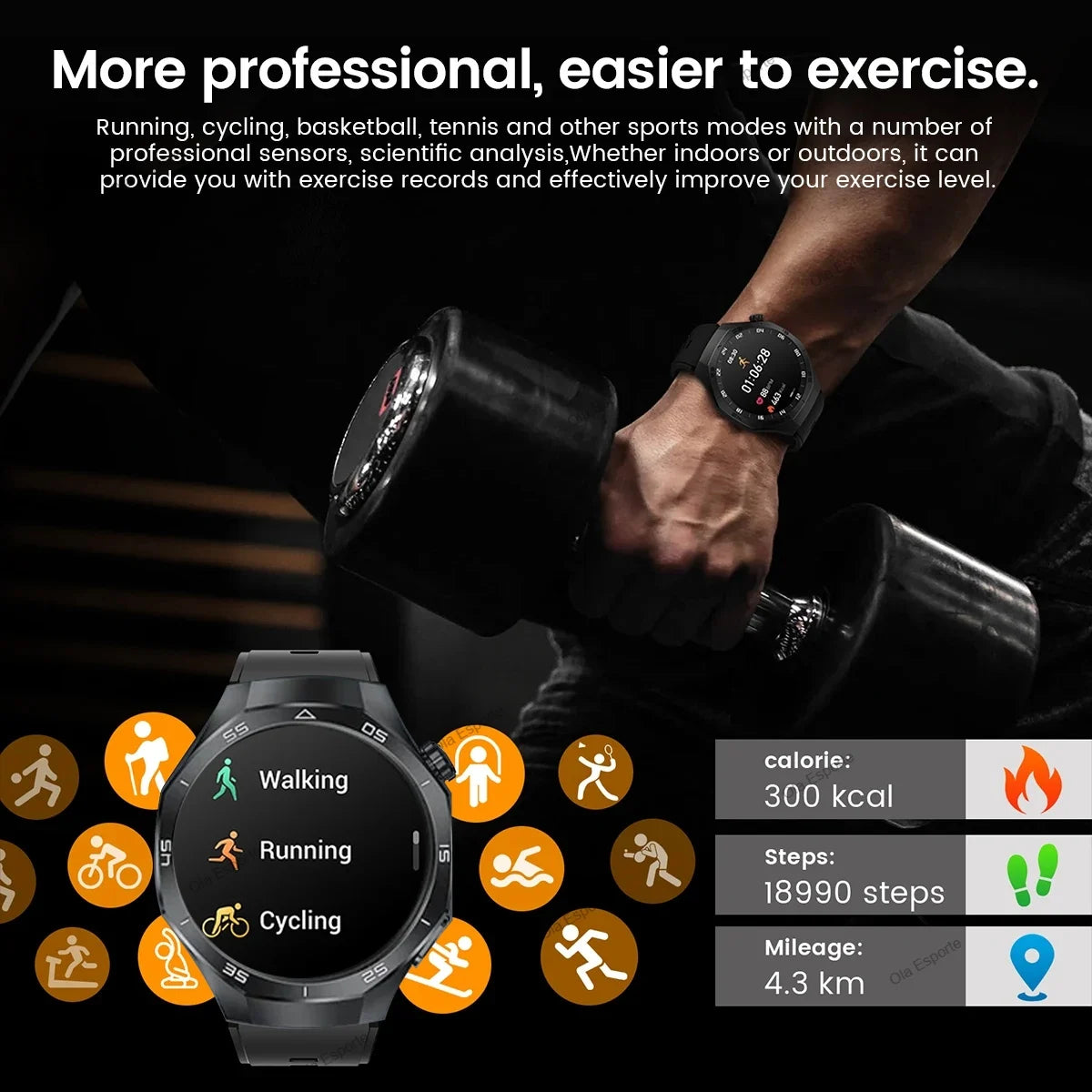2025 New GPS NFC GT5 Pro Smart Watch Men HD AMOLED Screen Heart rate Bluetooth Call IP68 Waterproof Man Smartwatch Holiday Gifts