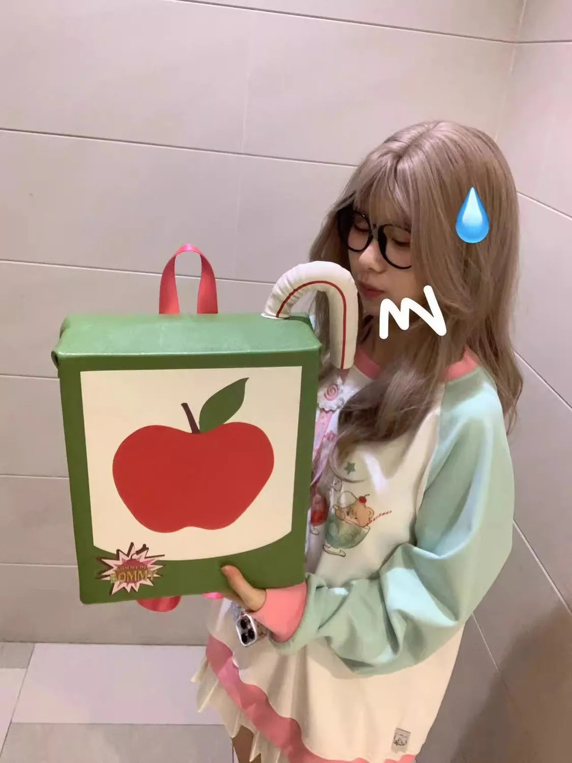 Y2k Harajuku Kawaii Cute Hoodie Women Japanese Fashion Patchwork