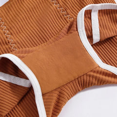 Women's Cotton Panties Bra Women's Comfortable Underwear Set Breathable