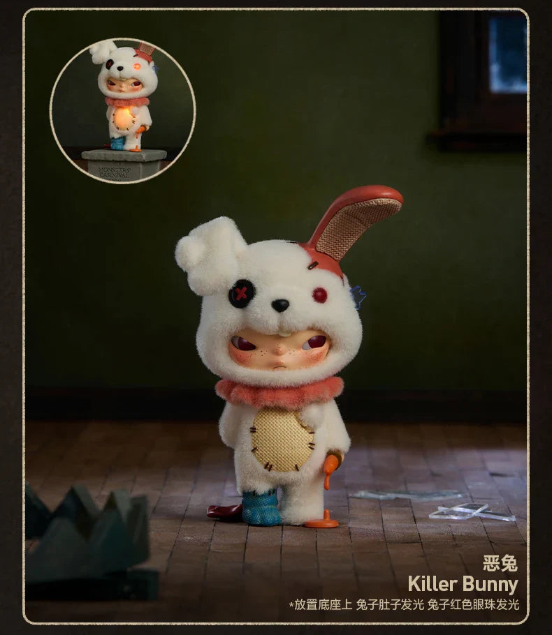 POP MART Hirono Monsters Carnival Series Blind Box Toys Kawaii Anime Action Figure Surprise Guess Bag Mystery Box