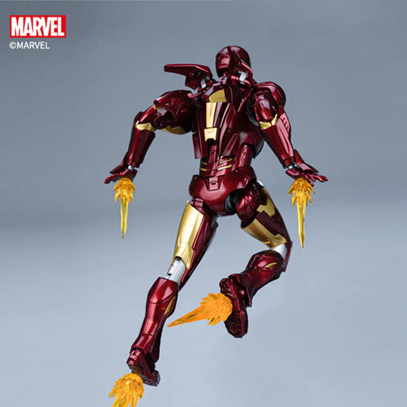 Fondjoy Marvel Iron Man MK7 Assemble Toy Iron Man Model 15cm ABS Material 1/12 Scale Action Figures Toy Birthday Gifts For Boys