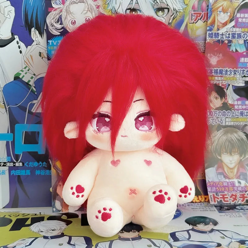 20cm Anime Football Game Blue Prison Baby Plushie Dolls Toys Idol Changeable Clothes Cospslay Cartoon Doll  Fans Collection Gift