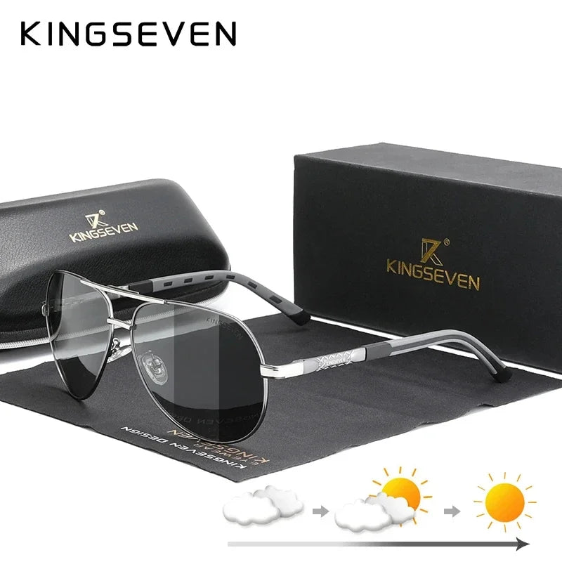 Men’s Sunglasses Aluminum Luxury Retro Functional Glasses Women