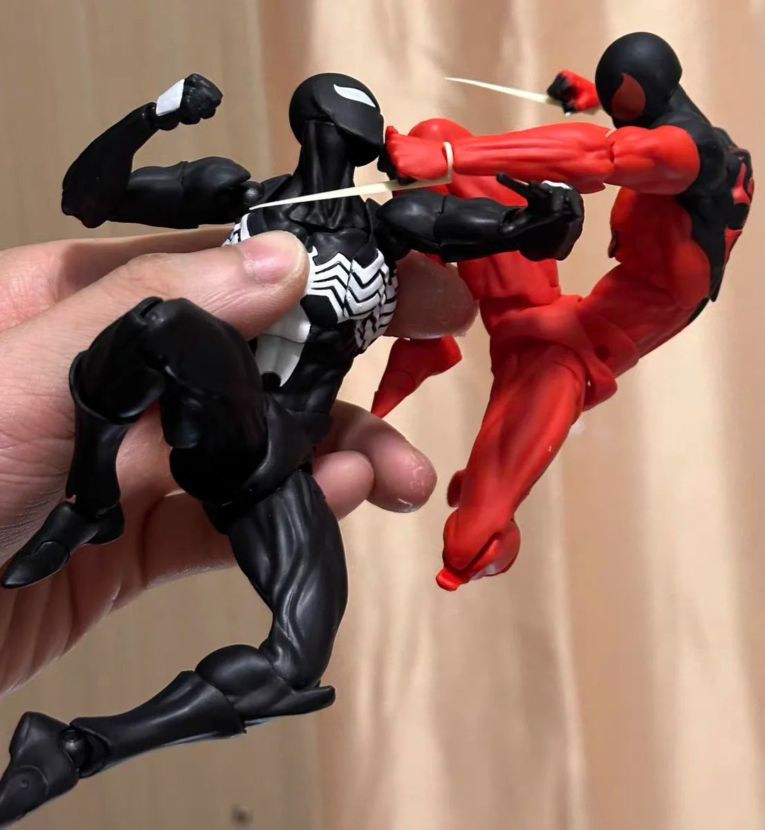 In Stock 2025 New Spider Figure Ct Toys Black Red Spider Mess Toys Anime Action Figure Figurine Statue Model Customized Gift Toy