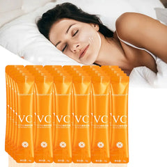 30pcs Vitamin C Sleeping Masks Beauty Face Moisturizing Skin Brightening Firming Disposable No-wash Facial Mask for Face Care