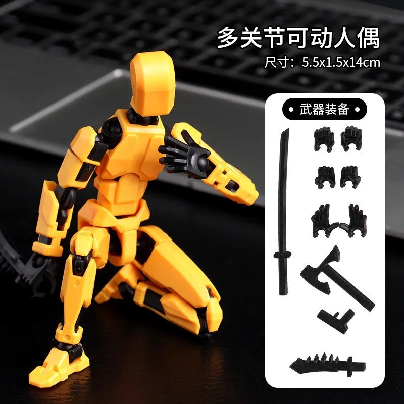 Multi-Jointed Movable Shapeshift Robot 3D Printed Mannequin Dummy 13 Action Figures Toys Kids Adults Parent-children Games gifts