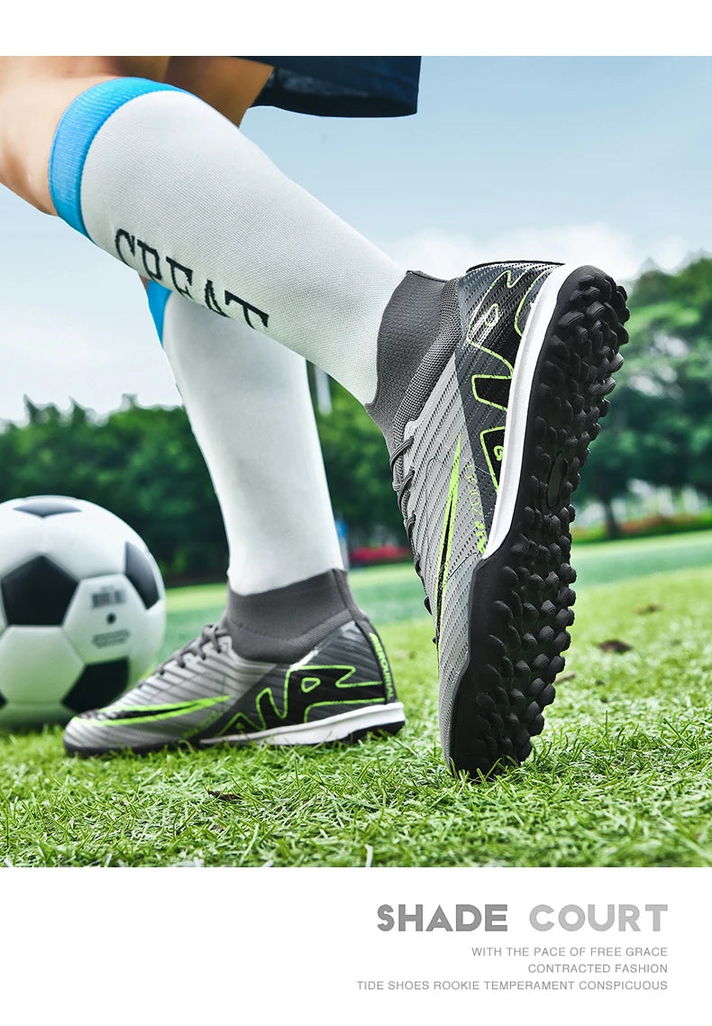 Men Soccer Shoes Grass Society Training Football Boots Cleats