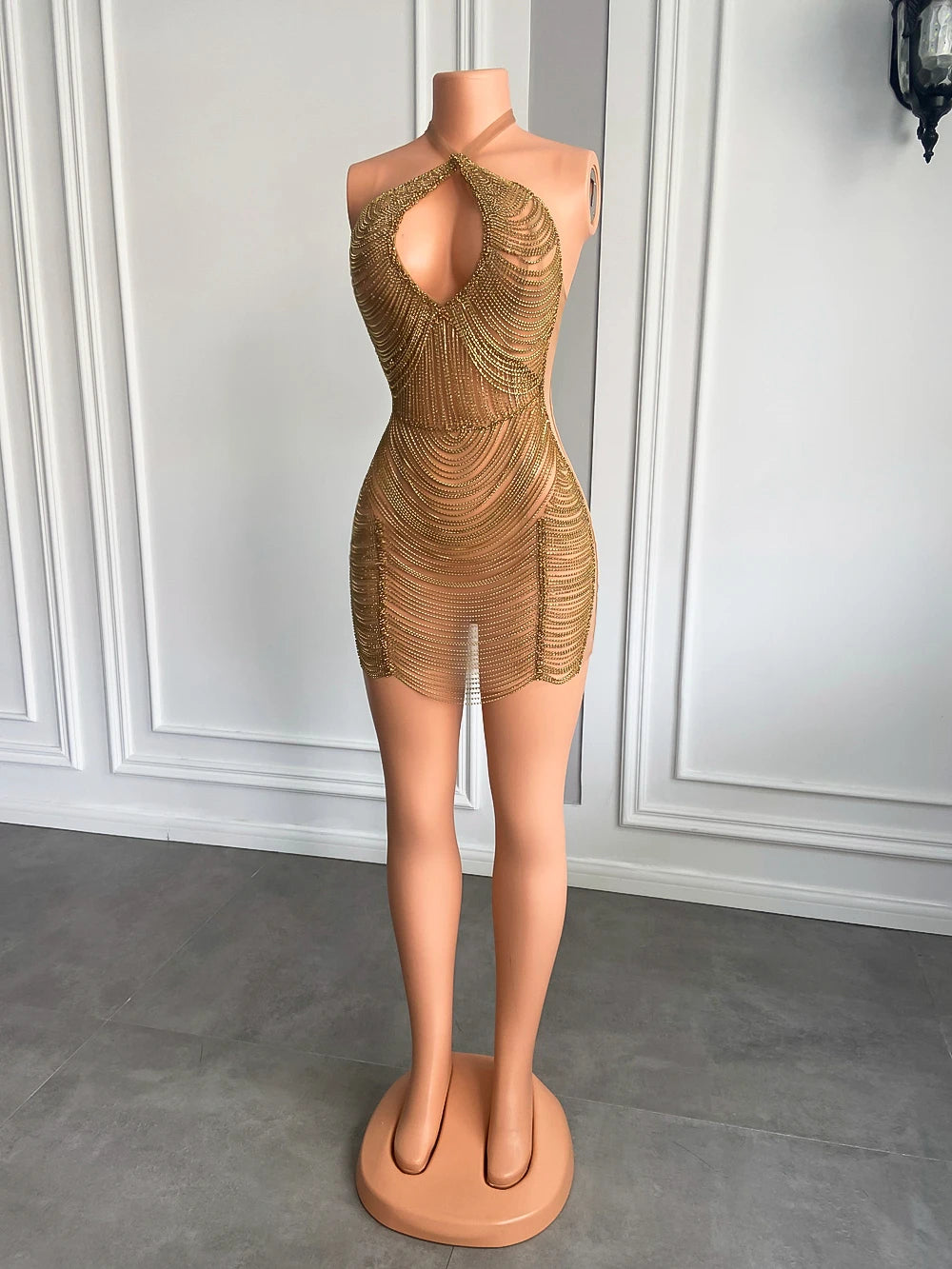 Homecoming Dresses: Cocktail Gowns Black Girl Gold Short Mini Prom Dresses