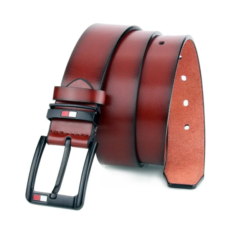 Fashion Vintage Style Men Waist Belt High Quality PU Leather Strap Belts Jeans Leisure Waistband Suit Pants Belt