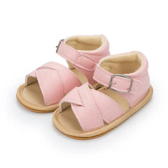 Shoes Boys Girls Sandals Infant Non-slip Soft Sole Flat Leather Comfort Toddler