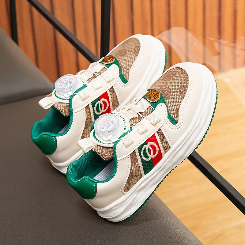 2023Children's Casual Shoes Summer Girls Shoes Kids Sneakers Boys Tennis Shoes Fashion White Sport Shoes Size 27-38