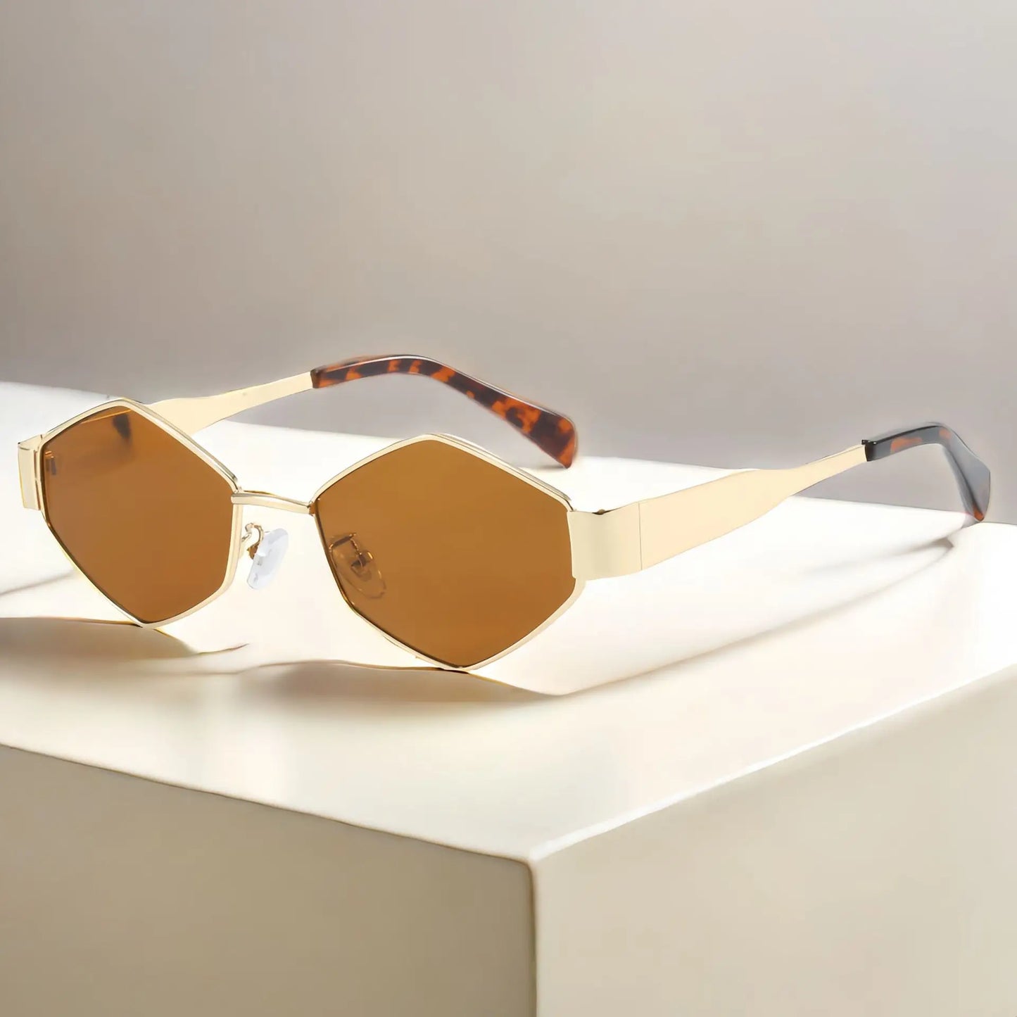 Sunglasses Women Steampunk Shades Retro Y2K Sunshade Mirror