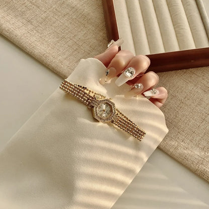 Women Watches Top Brand Luxury Wristwatches Ladies Fashion Gold  Bracelet Watch Female Elegant Clock Women montre femme