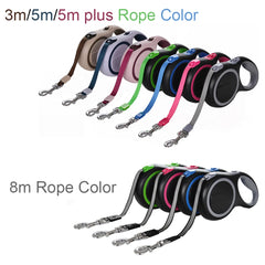 3m 5m 8m 50kg Dog Leash Retractable Roulette Collar for Small Big Dog Accessories