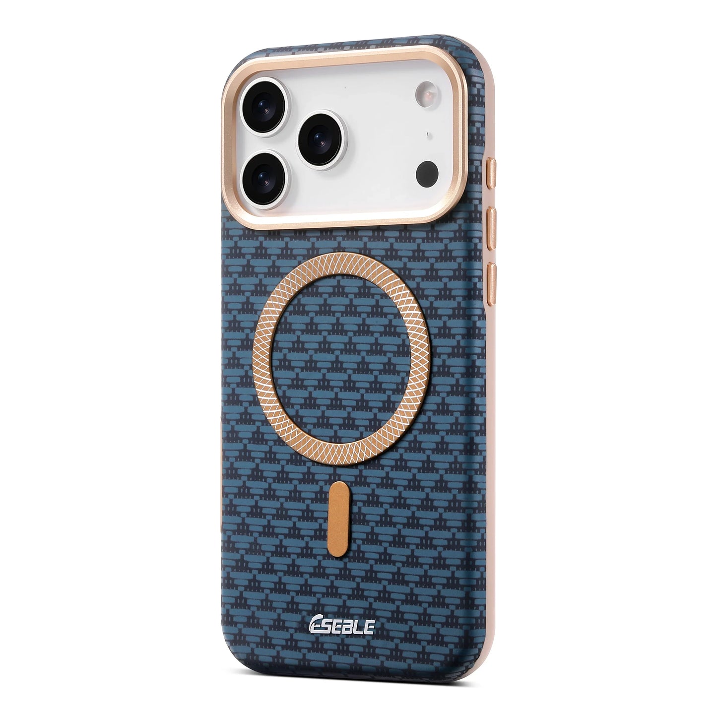 Leather Magnetic Phone Case For iPhone 17 16 15 14 13 Pro Max 17Pro 17Air Metal Lens Button Bumpe Cover