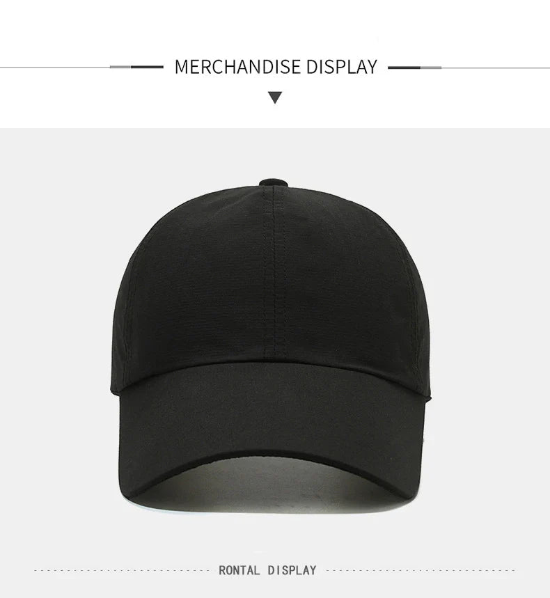 Summer New Ponytail Quick-Drying Sunscreen Hat Fisherman Hat Women Shade Cap Uv Protection Soft Top Hat