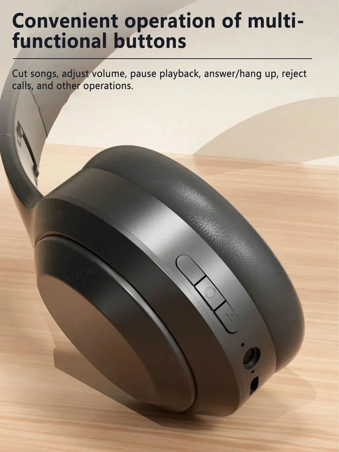 Bluetooth 5.3 M5 Wireless Headset HiFi Stereo Earphones Noise Cancelling Gaming Headband Foldable with Mic Earbuds