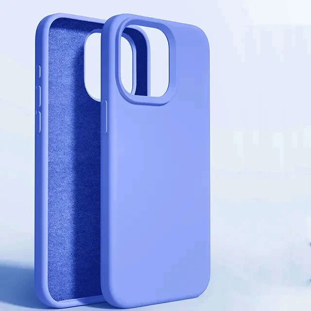 Luxury Liquid Silicone Phone Case For iPhone 15 13 12 11 14 Pro Max Bumper Cover 15 Plus Shockproof Protective Cases Accessories