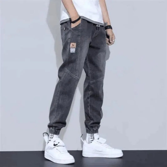 Jeans For Man Clothes Straight Baggy Wide Leg Casual Oversize Pants Vintage