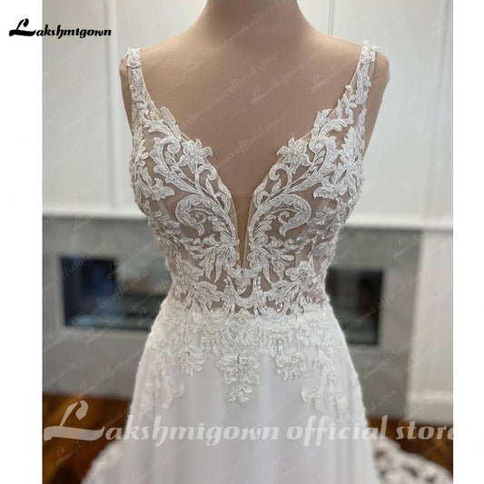 White Bridesmaid Dresses: Wedding Gowns Open Back Vintage Bridal Boho Long