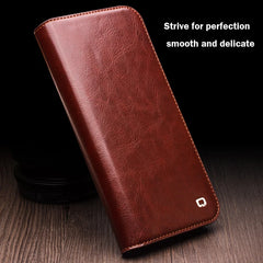 Case for iPhone16 15 14 13 12 11 Pro Max Mini Genuine Leather Fashion Cover for XR XS Max 7 8 16 Plus Card Slot