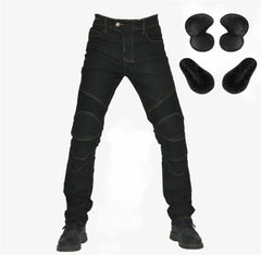 Motorcycle Pants Aramid Motorcycle Jeans Protective Gear Riding Touring Black