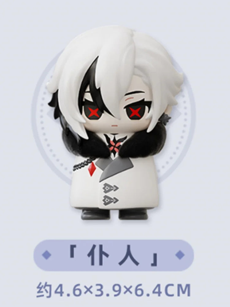 Genuine Suplay Genshin Fatui Harbinger Blind Box Mihoyo Game Anime Figure Collectibles Merchandise Mystery Box Gifts Ornaments
