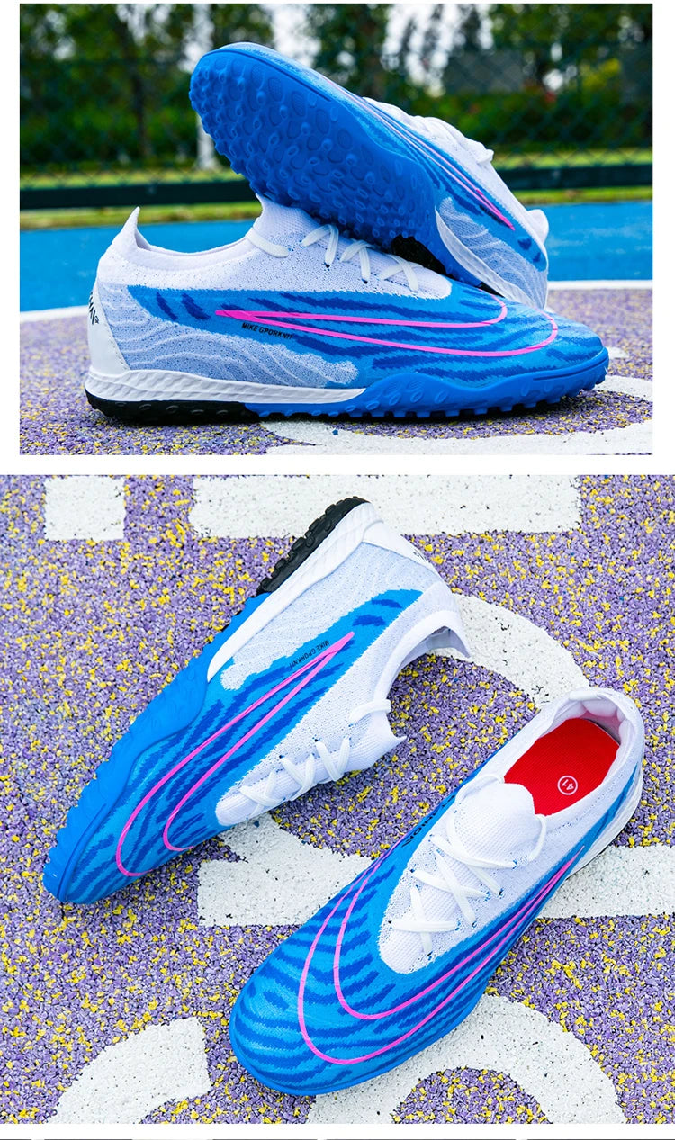 Soccer Shoes For Men Original Outdoor Sports Training Football Boots TF/FG Kids