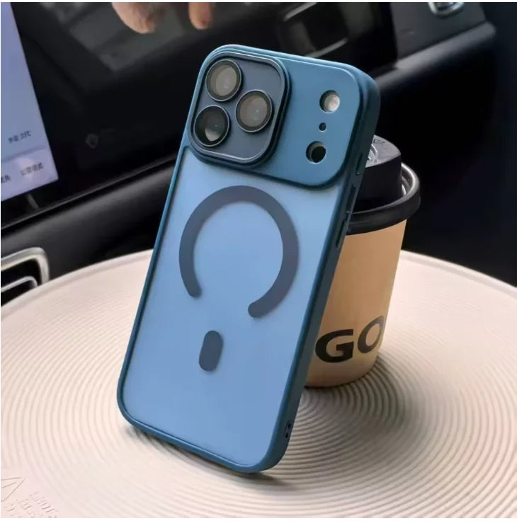 Original Matte Clear Lens Protect For Magsafe Phone Case For iPhone 17 17 Air 17Pro 17 Pro Max Magnetic Wireless Charge Cover