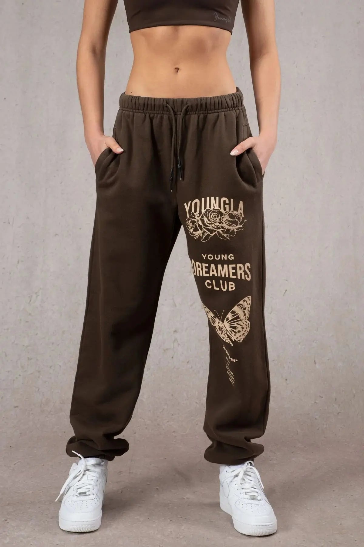 sweatpants gym bodybuilding running training pants cotton terry printed