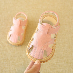 Summer Baby Boy Shoes Kids Beach Sandals for Boys Soft Leather Bottom