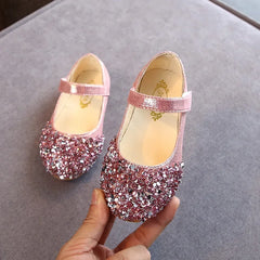 Children Shoes Girls Princess Shoes Glitter Children Baby Dance Shoes Casual