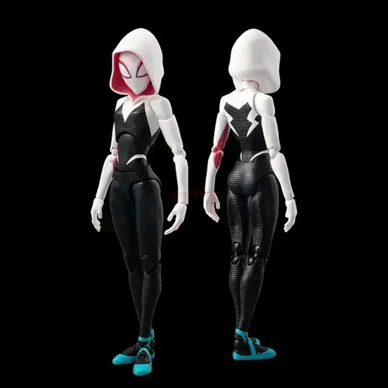 2024 Spiderman Gwen Peter Action Figure Anime Spider-verse Collection Sentinel Miles Morales Figures Christmas Toys Gifts