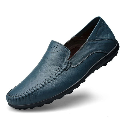 Genuine Leather Men Shoes Casual Luxury Brand Formal Mens Loafers Moccasins Italian