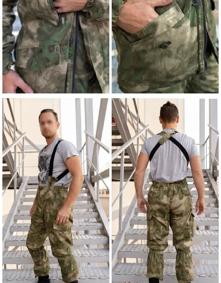 GORKA-5 Combat Suit Set SMTP E7 Outdoor Hunting Combat Suit for Russian Men's Jacket Combat Suit Hunting Work Uniform